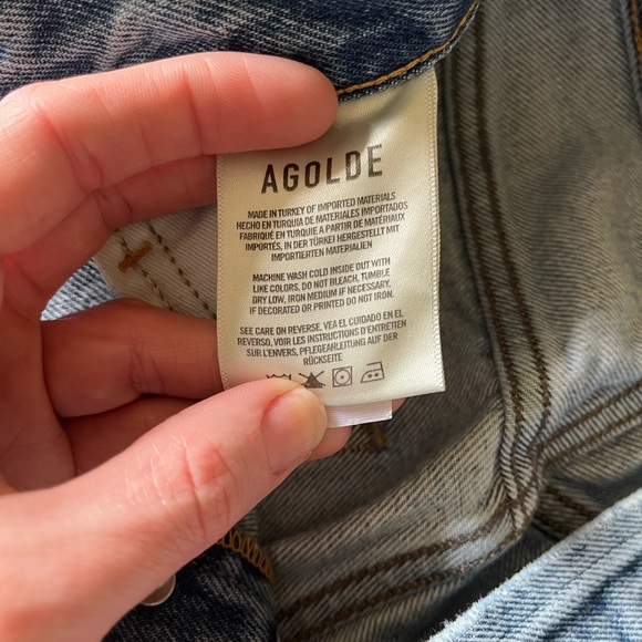 Agolde Parker Vintage Cut Off Short in Swapmeet - Picture 3 of 6